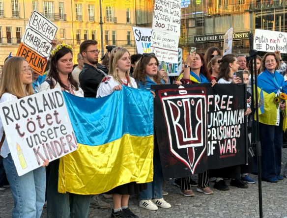 БЕРЛІН ГІДНО ЗУСТРІВ 35-ТУ РІЧНИЦЮ НЕЗАЛЕЖНОСТІ УКРАЇНИ